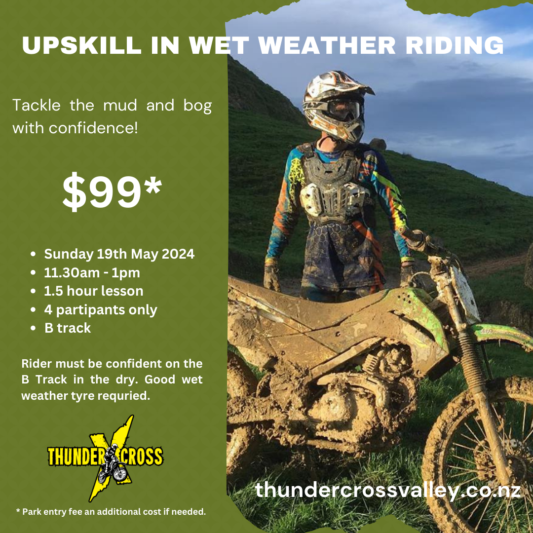 UPSKILL IN WET WEATHER RIDING