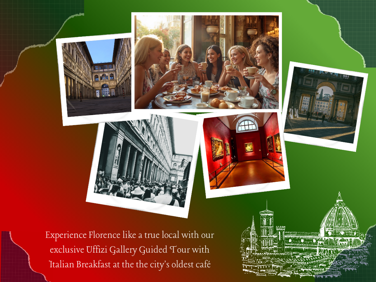Uffizi Gallery Guided tour with oldest Italian breakfast