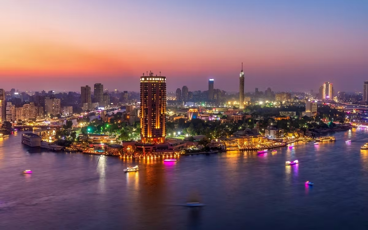 Dinner on a Cruising Boat on the Nile.