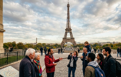 Eiffel Tower Guided Stair Climb to 2nd Floor (Viator)