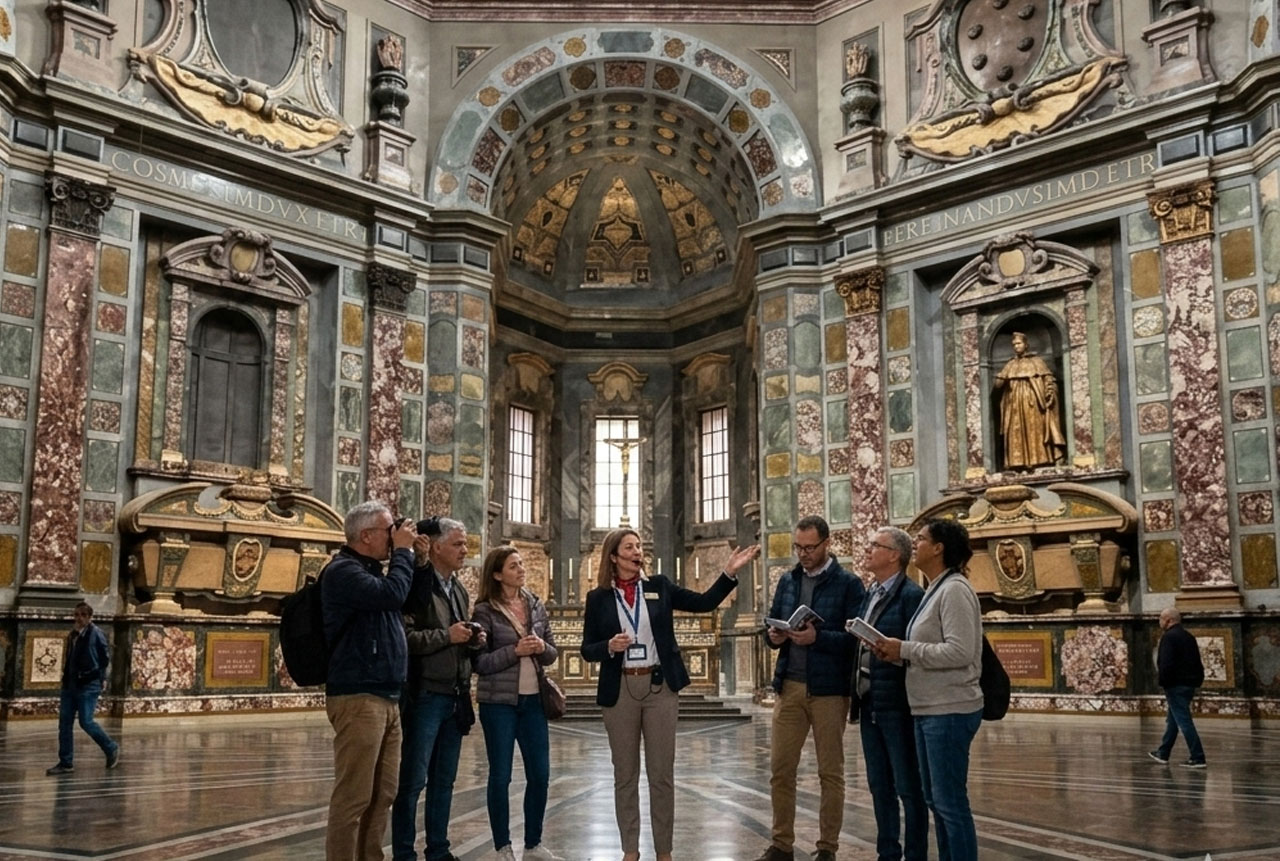 Florence: Guided Tour to the Medici Chapels in English