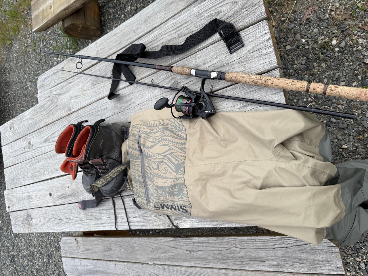 Fishing Rod Rentals Fishing package - rod, waders, boots Fishing Gear Rental