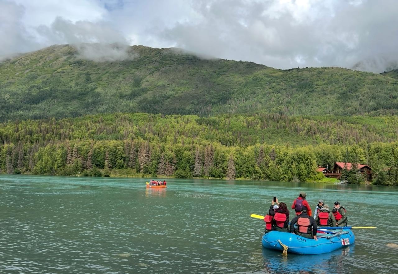 Raft Rental Fishing Frame Rowing frame, Seats, paddling, float, Alaska ...