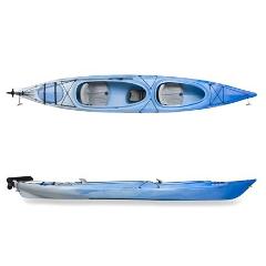 Ocean Kayak - Tandem - Manitou Model (3rd Seat for Child in rear cockpit)  Sprayskirts, Paddles, PFD, Throwbag, Bilge Pump