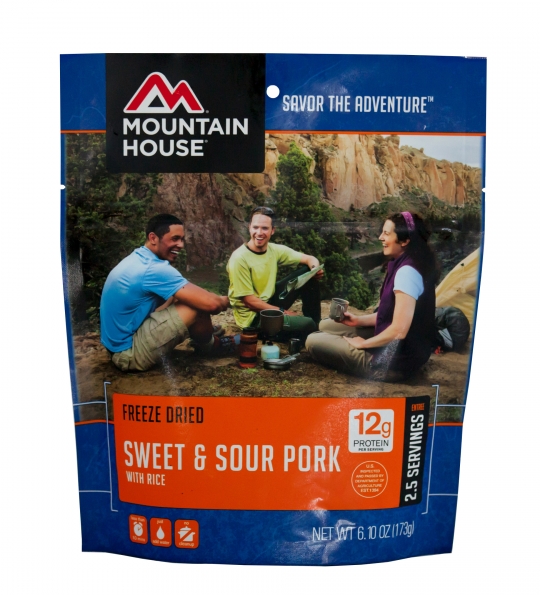 Sweet & Sour Pork with Rice - 2 Servings Mountain House 