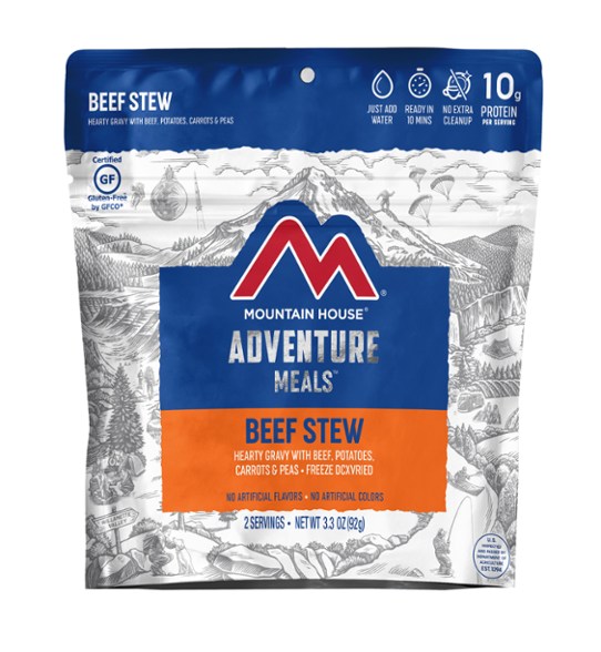 Beef Stew - 2 Servings Mountain House 