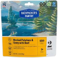 Mashed Potato Gravy & Beef  - 2 Servings  Backpacker Pantry