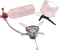 MSR WhisperLite Universal Backpacking Stove with Pump & Fuel Bottle- Fuel can be added on.