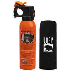 Bear Spray  rental -7-9 oz Counter Assault with Carry Sleeve - 30-32 ft /under 5-8 seconds (All Brands 8oz CounterAssault, SABRE, UDAP, Frontier, AK Backpacker etc.)