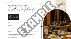 Ankor Seafood Grill Certificate - $50