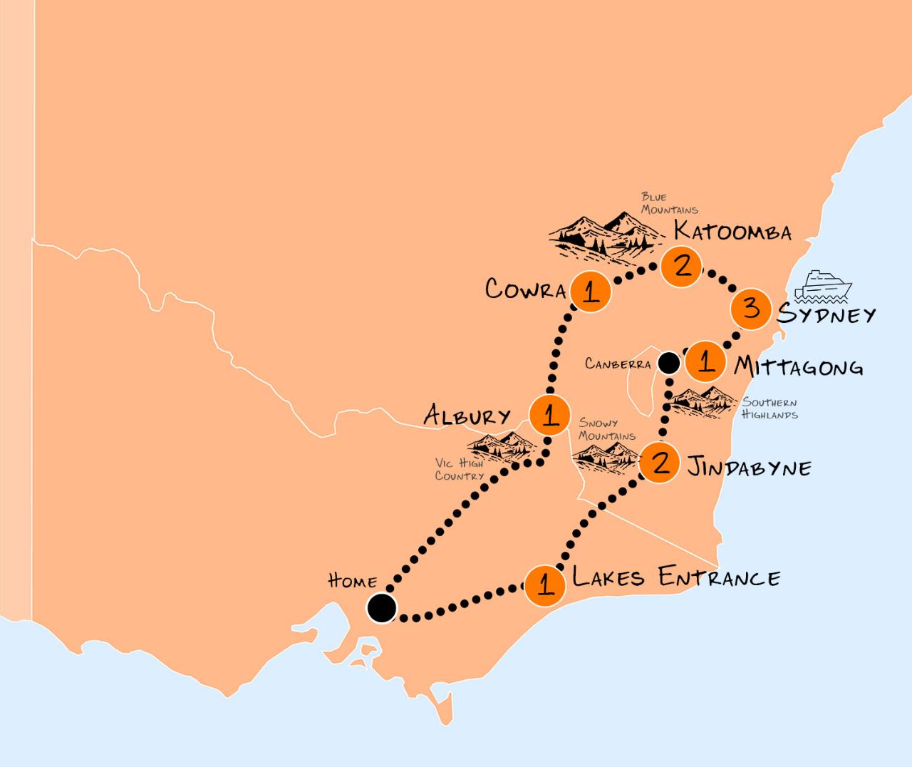 2024 Sydney & the NSW Highlands