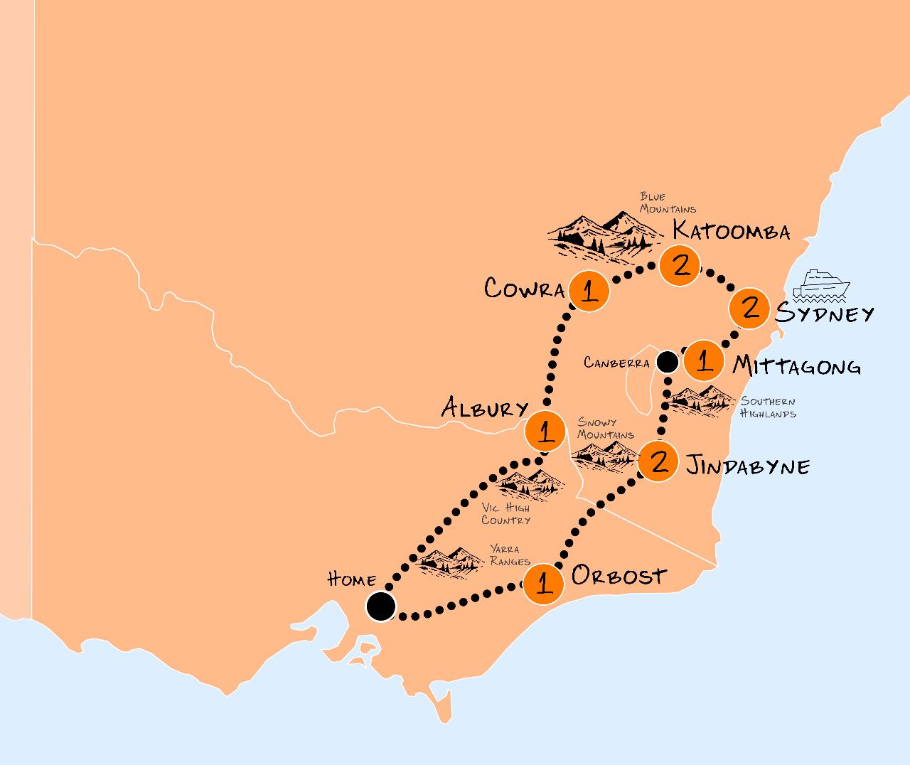 2023 Sydney & The NSW Highlands