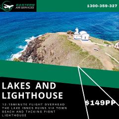 Lakes and Lighthouse Seaplane Flight