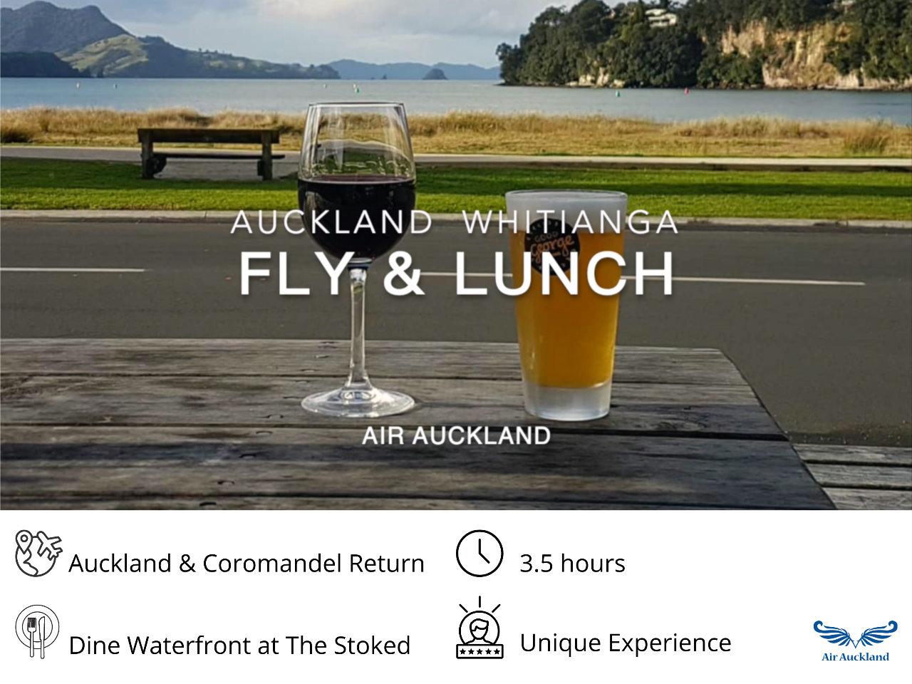 Whitianga Fly & Lunch