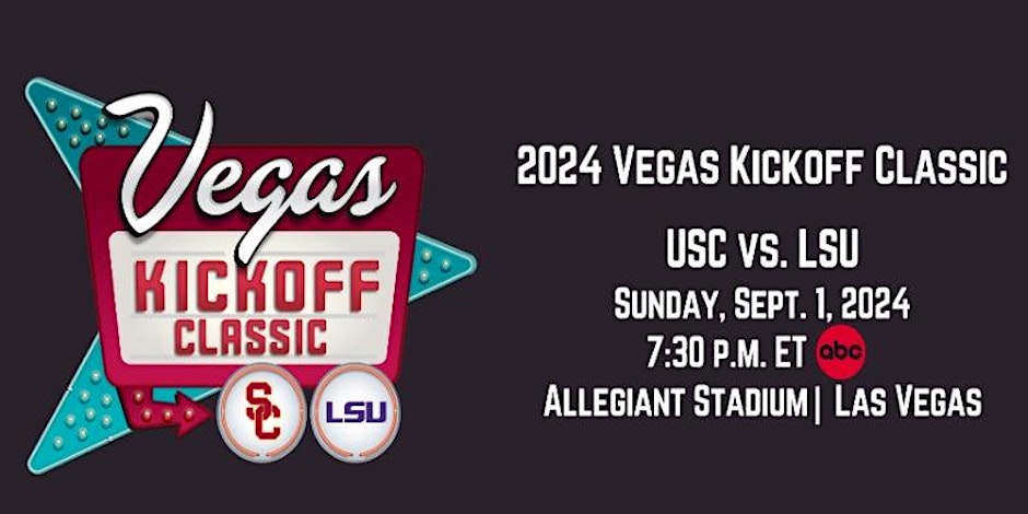 Luxury Shuttle Bus to the Vegas Kickoff Classic USC vs LSU (9/1/24) from Atomic Golf