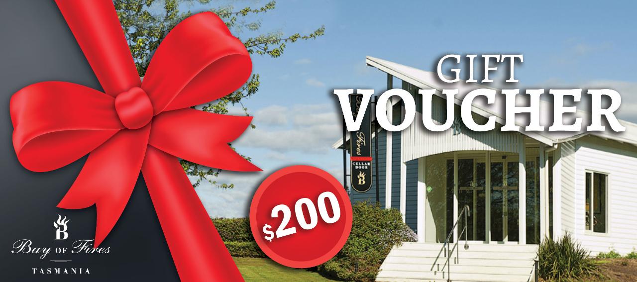 Bay of Fires $200 Gift Voucher