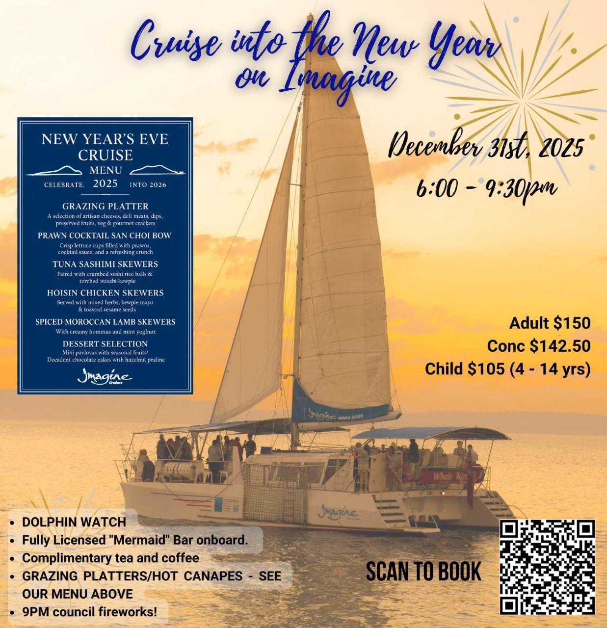 NEW YEARS EVE DINNER CRUISE 2025