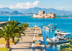 Private Nafplio city tour including a visit to the beach for Big groups