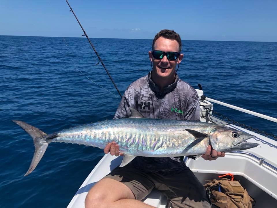 Full Day SHARED Bluewater Fishing Charter - Barra or Blue Fishing