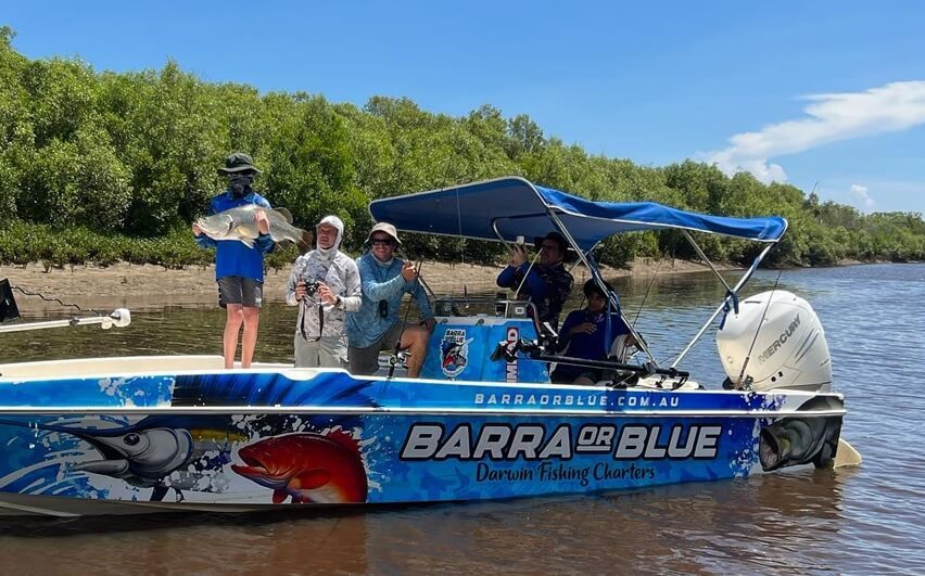 Extended Fishing Charters - Barra or Blue Fishing Charters Reservations