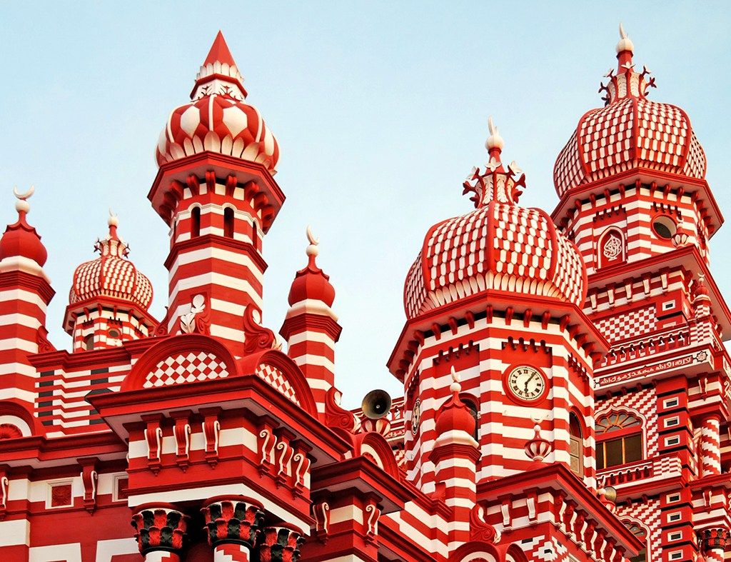 Hasil gambar untuk Red Mosque, sri lanka