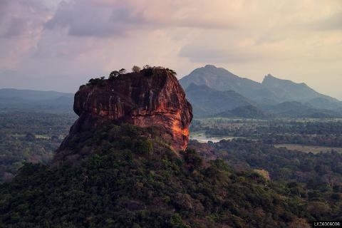 Sigiriya Rock and Minneriya from Kandy