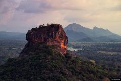 Sigiriya Rock and Minneriya from Kandy