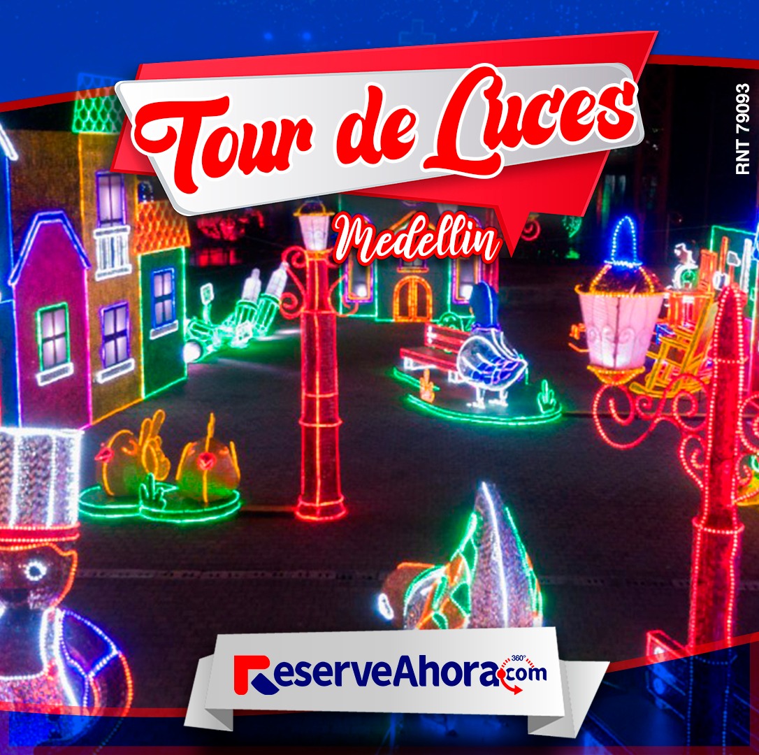 Tour de luces en Medellín