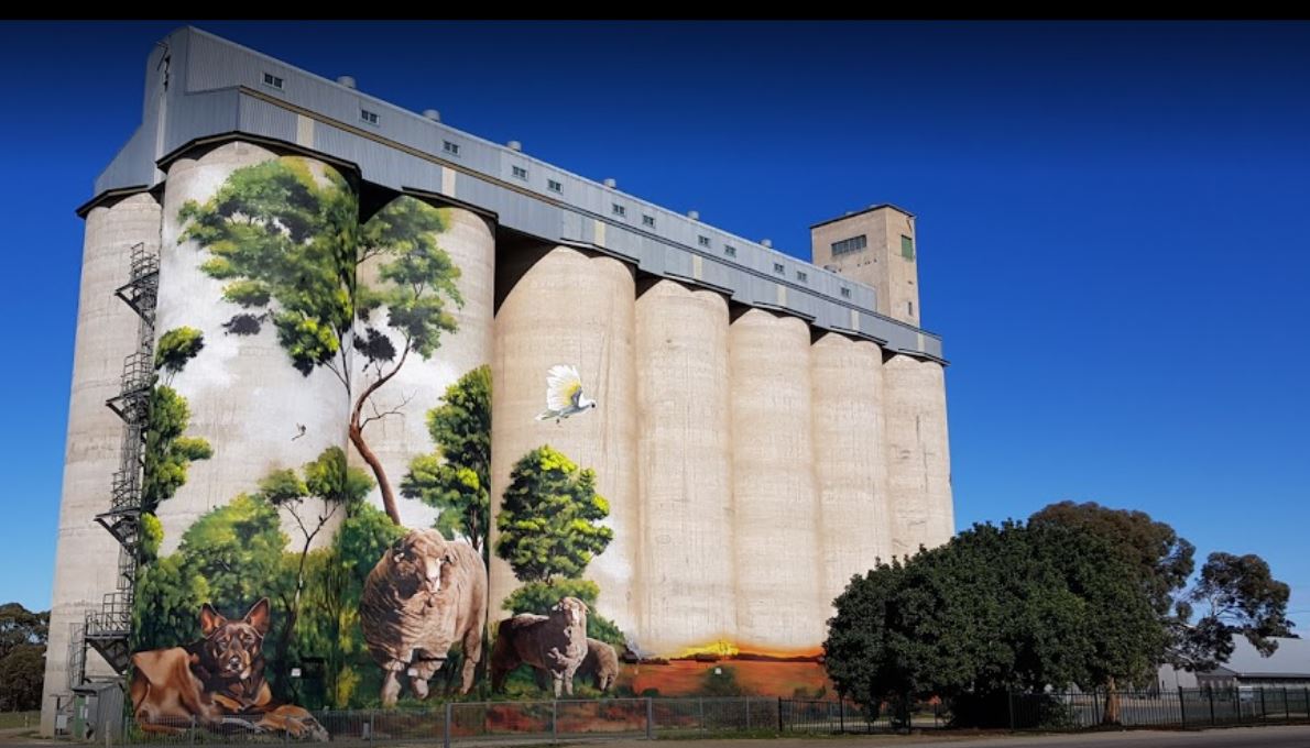 Silo Art Trail Tour NSW Victoria South Australia Sydney to Adelaide 5 ...