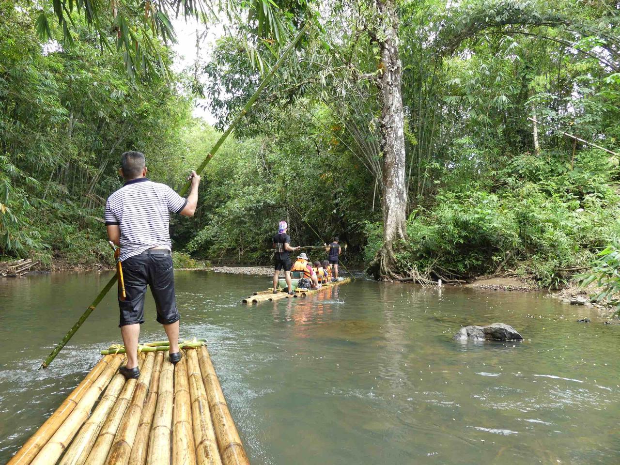 Bamboo Rafting Kuching Day Trip