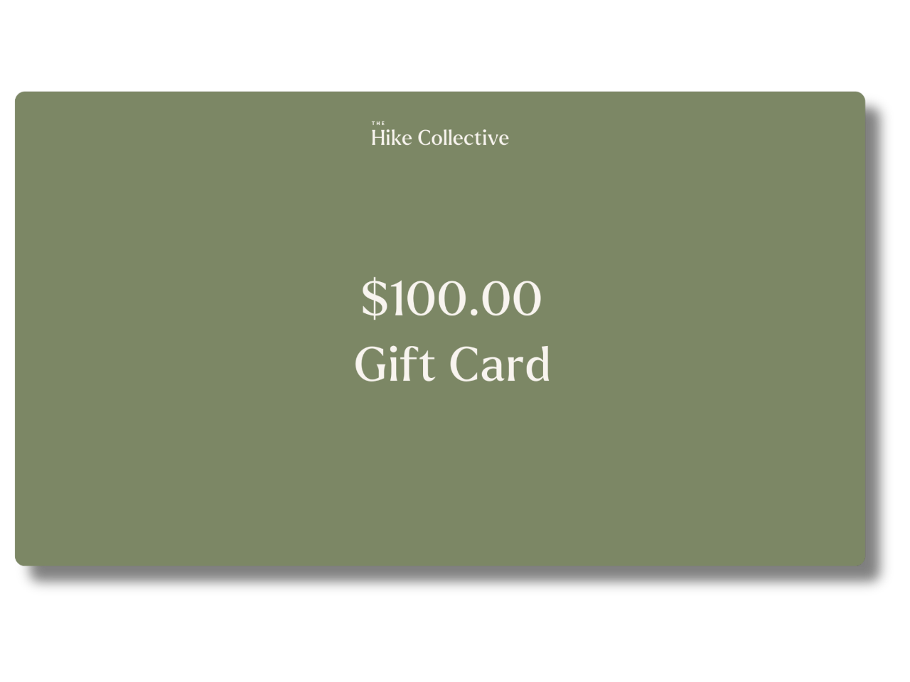 Gift Card - $100 Value