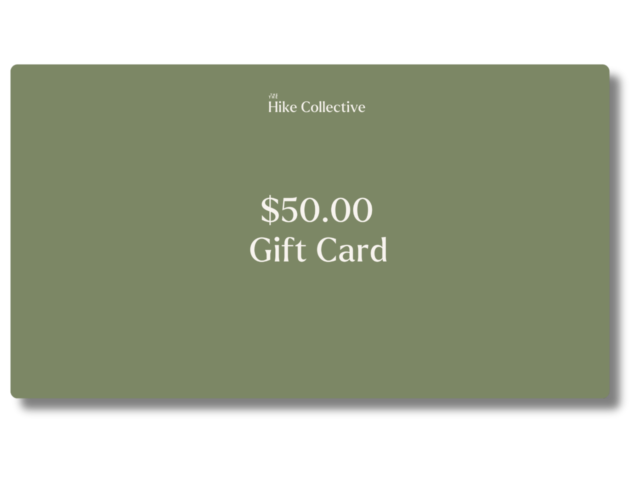 Gift Card - $50 Value