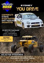 V8 Buggy + Rally Car Group Package - 10 Drivers