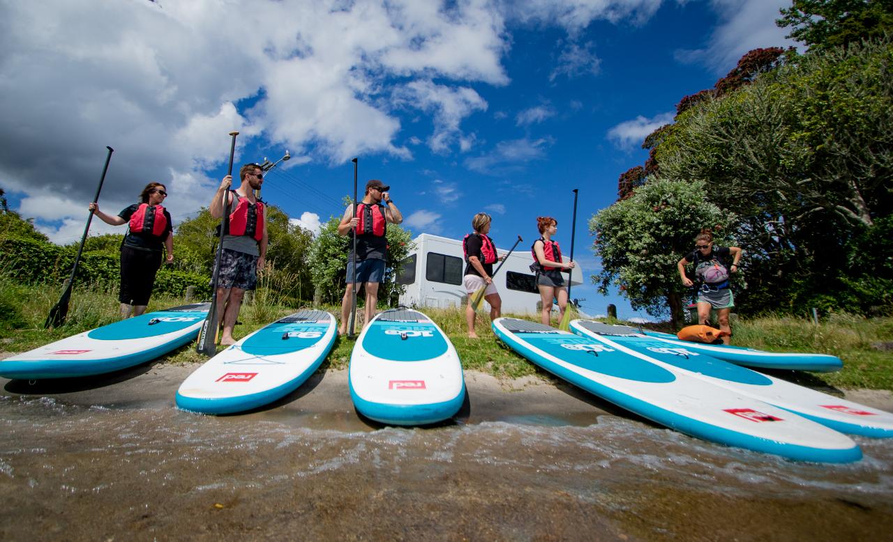 Paddleboarding - Ohau Channel