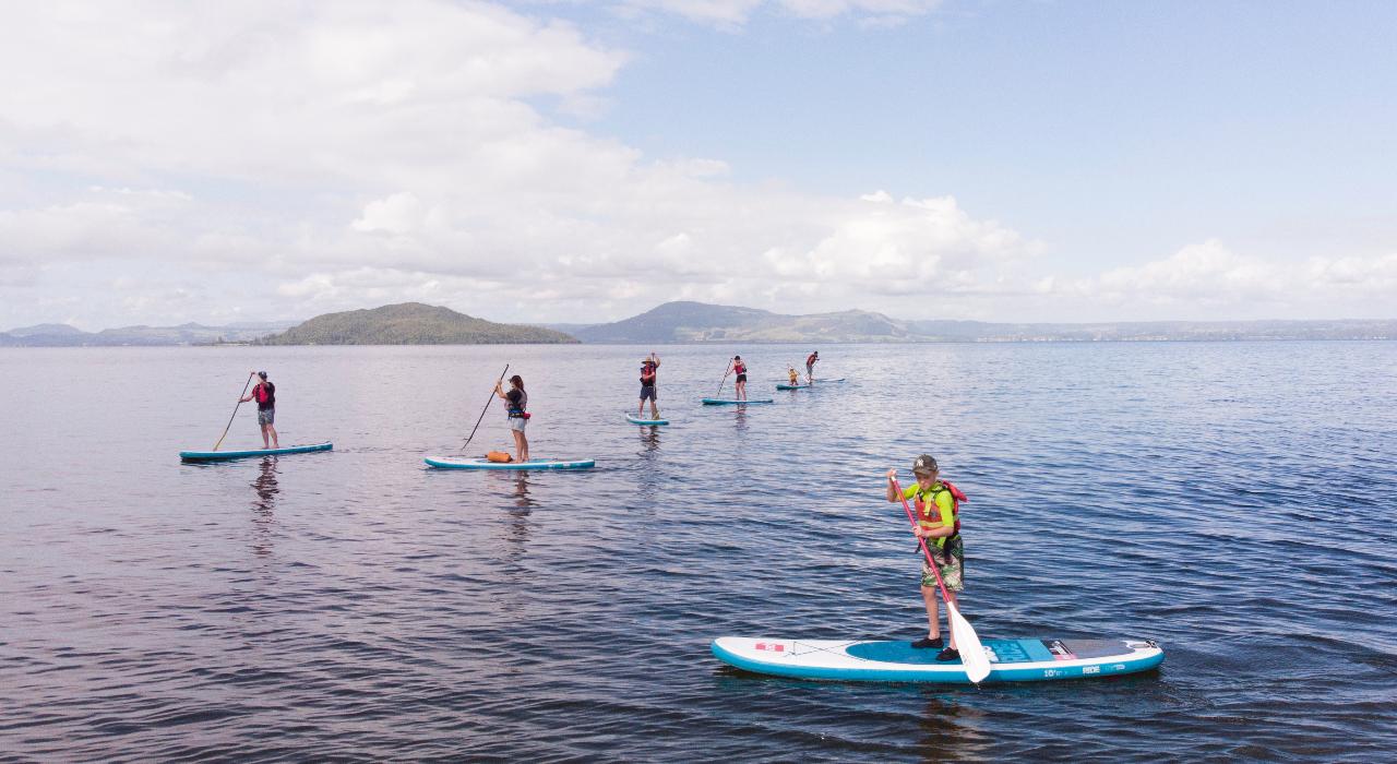 Paddleboarding - Ohau Channel - Rotorua Rafting Reservations
