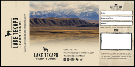 Lake Tekapo Farm Tours - Gift Card