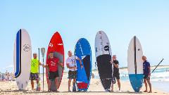 Shellharbour SUP Festival 55yrs+ Men's SUP surfing