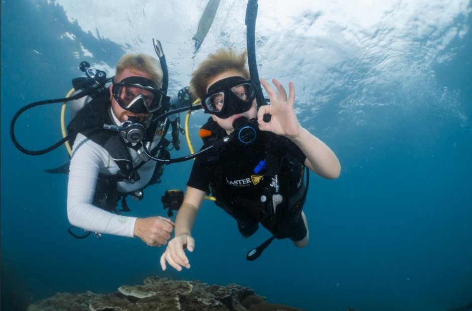 Try SCUBA diving for yourself in the pool!