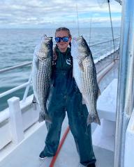 STRIPED BASS JIGGING (12:30pm- 4:30pm) Port Jeff, NY