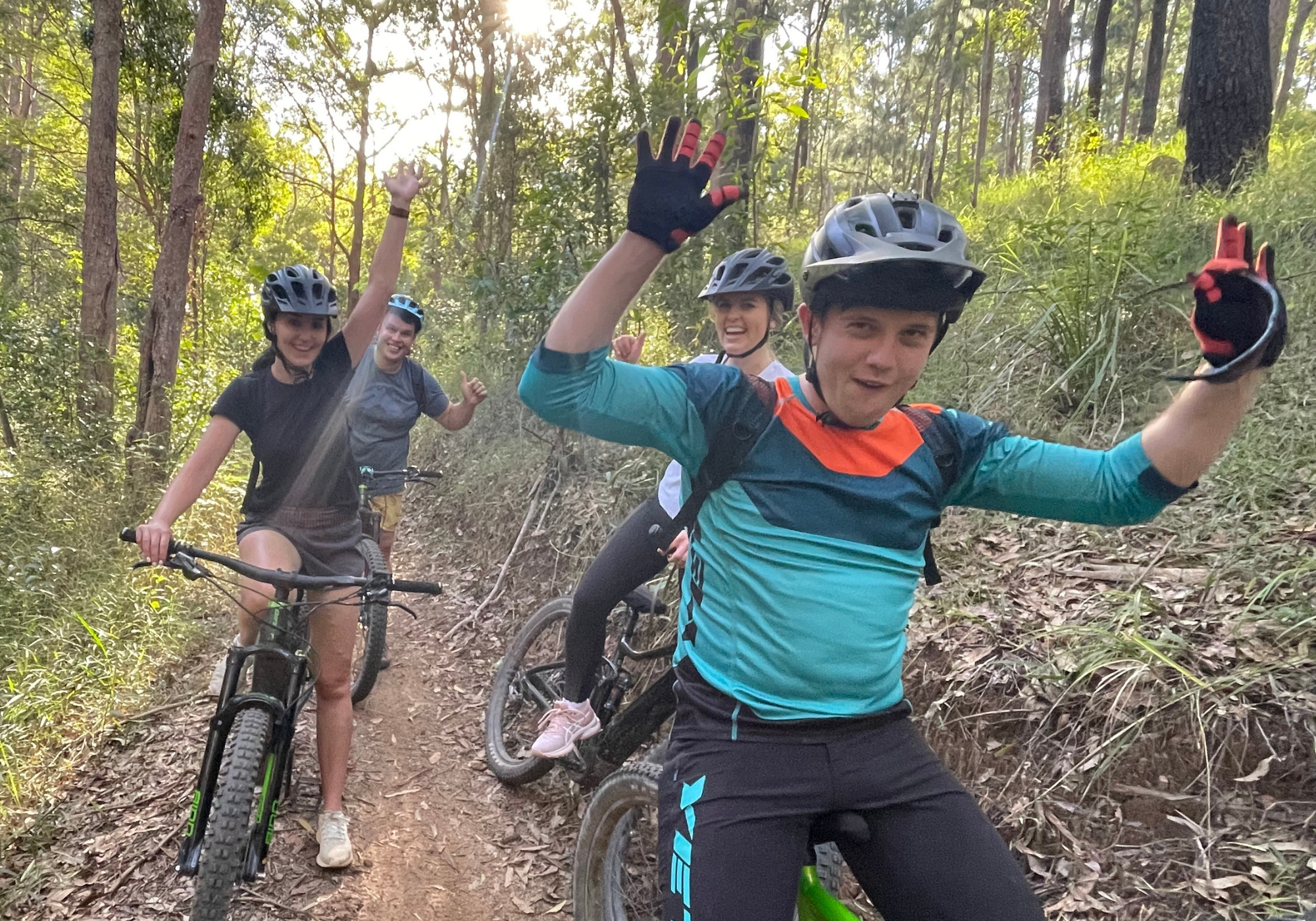 e-Mtn Bike Tour, fun trails exploring a National Park