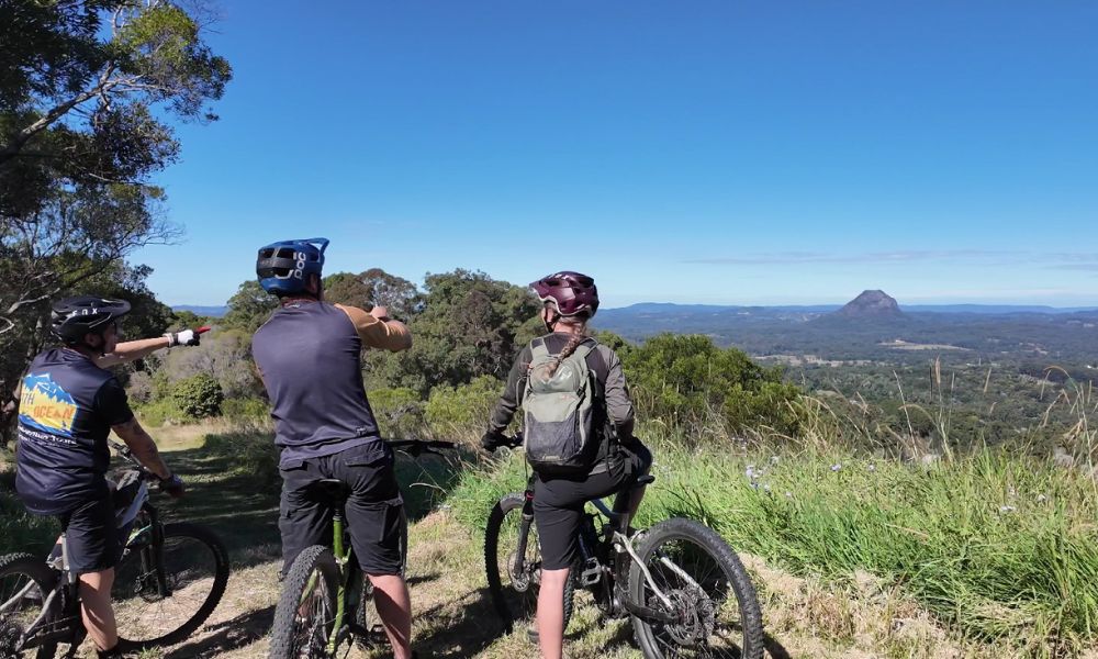 Scenic eMTB Ride of the Noosa Biosphere Trail Network