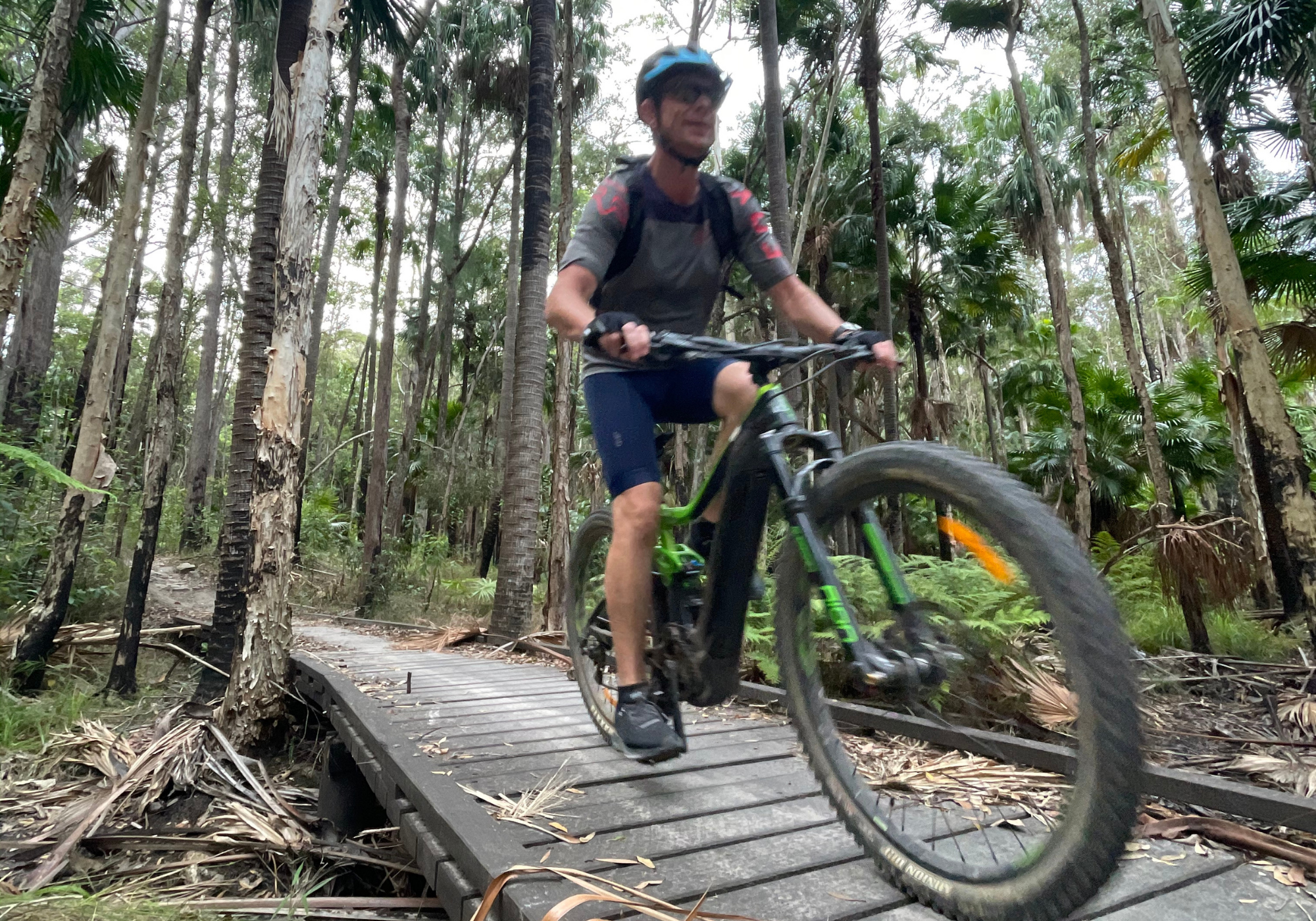 e-Mtn Bike Tour, fun trails exploring a National Park