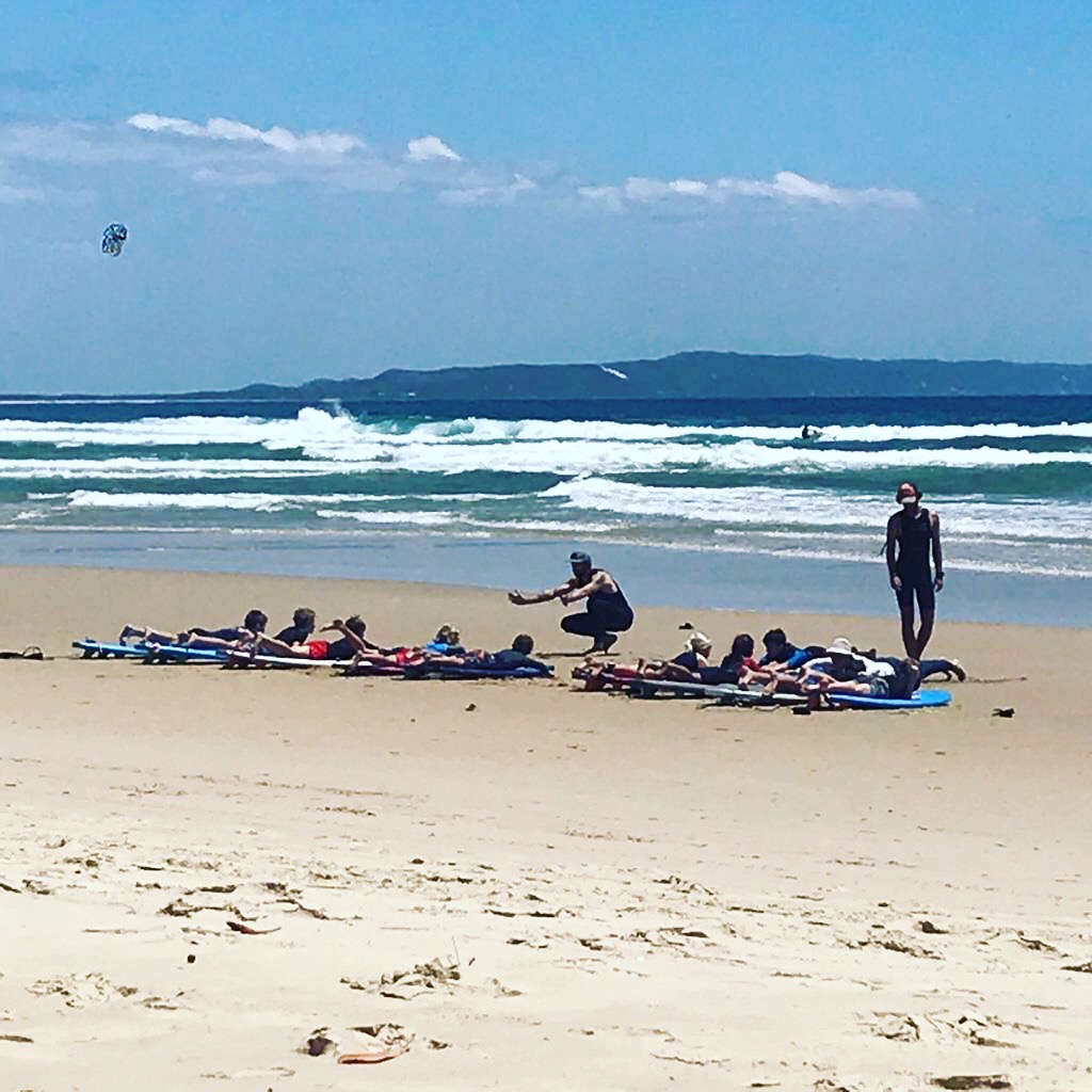 Noosa Surf School, beginner surf lessons By Earth & Ocean Reservations