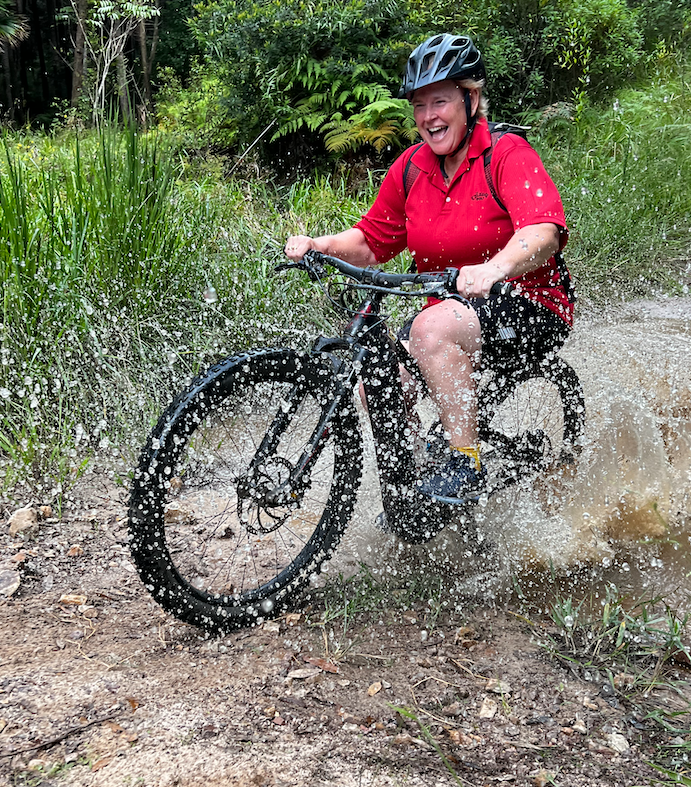 e-Mtn Bike Tour, fun trails exploring a National Park