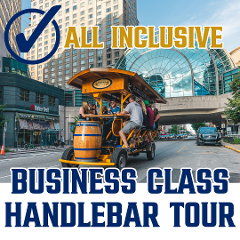 Business Class - HandleBar Tour (Drinks Included!)