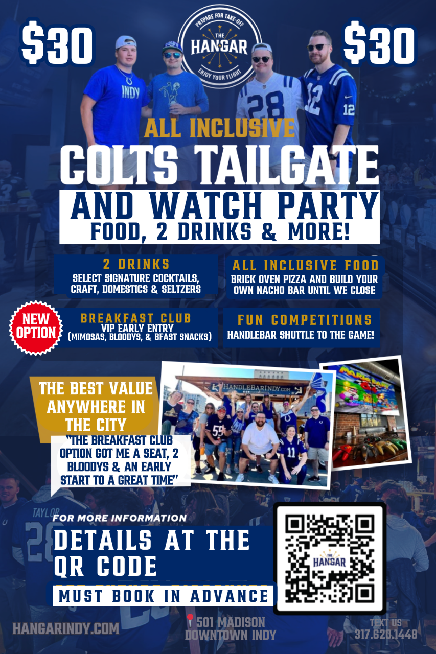 HOME GAMES: Colts Game Day Tailgate & Watch Party Experience