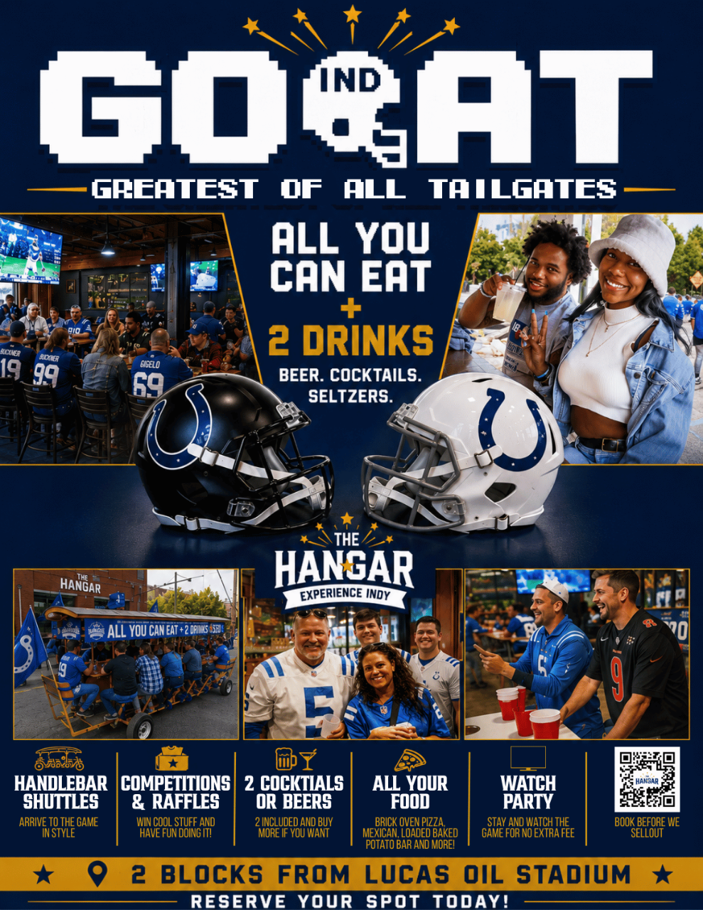 HOME GAMES: Colts Game Day Tailgate & Watch Party Experience