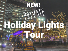 *A DECEMBER CLASSIC* Holiday Lights Downtown Tour! (Max of 16 Passengers Per Bike)