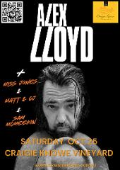 Alex Lloyd live at Craigie Knowe Vineyard with 3 support acts