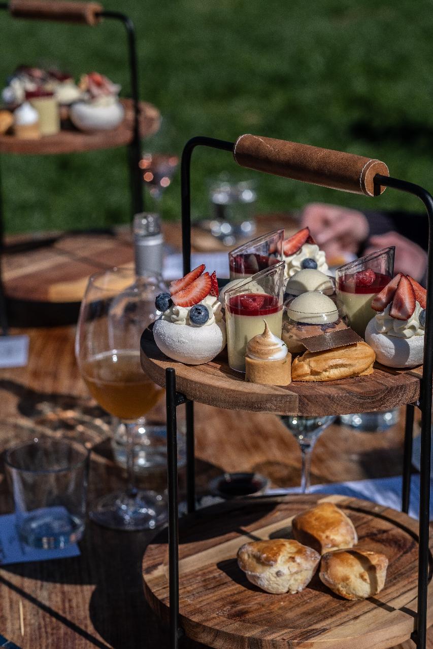 High tea with perfectly matched wines